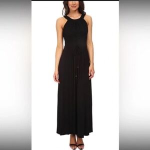 Calvin Klein Black Lace Maxi Dress